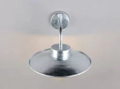 LED Außenwandleuchte aus Metall feuerverzinkt, Salzluft resistent, Höhe 26cm
