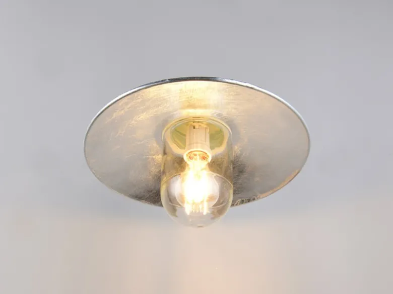 LED Außenwandleuchte aus Metall feuerverzinkt, Salzluft resistent, Höhe 26cm