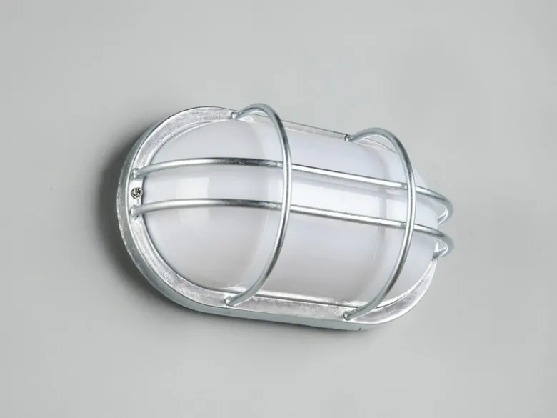 LED Außenwandleuchte aus Metall feuerverzinkt, Salzluft resistent, Breite 26cm