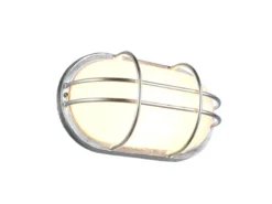LED Außenwandleuchte aus Metall feuerverzinkt, Salzluft resistent, Breite 26cm