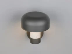 LED Außenwandleuchte Betonoptik mit Bewegungsmelder, Höhe 24cm