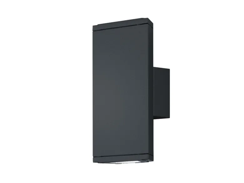 LED Außenwandleuchte COLORADO mit Up & Down, Anthrazit, IP54, Höhe 20cm