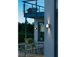 LED Außenwandleuchte CREMONA Up and Down Höhe 14,5cm, Anthrazit