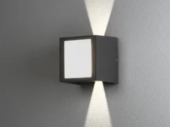 LED Außenwandleuchte CREMONA Up and Down Höhe 14,5cm, Anthrazit