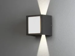 LED Außenwandleuchte CREMONA Up and Down Höhe 14,5cm, Anthrazit