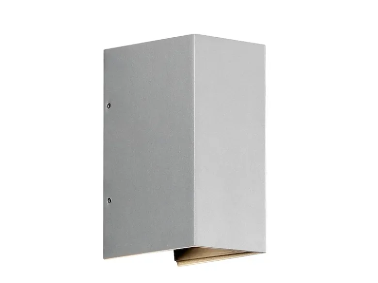 LED Außenwandleuchte CREMONA Up and Down Höhe 17cm, Grau