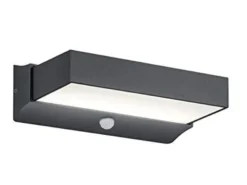 LED Außenwandleuchte CUANDO mit Bewegungsmelder, Anthrazit Breite 23cm