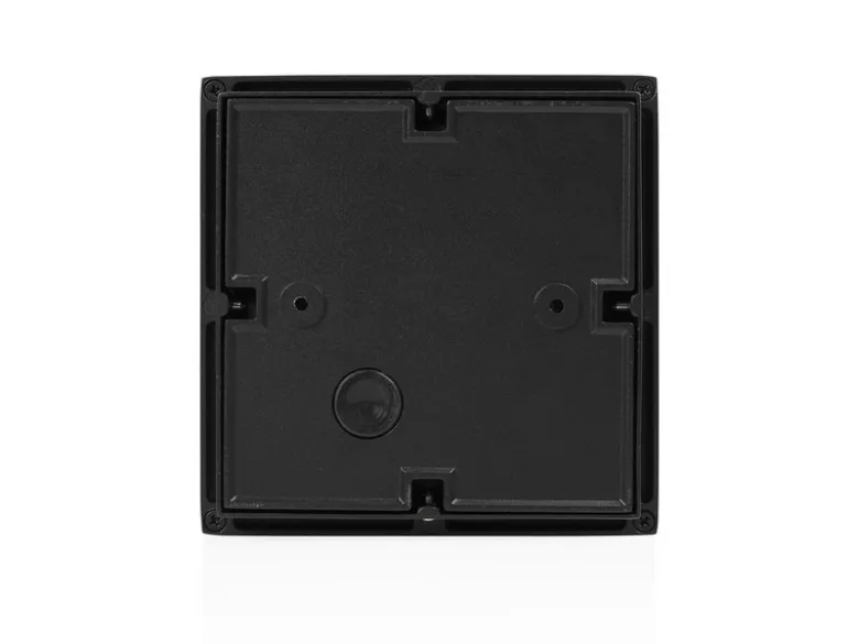 LED Außenwandleuchte CUBIC aus Aluminium in Schwarz, 17x15cm