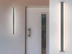 LED Außenwandleuchte DAWSON Up and Down Lichteffekt, Anthrazit 100cm lang