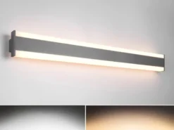 LED Außenwandleuchte DAWSON Up and Down Lichteffekt, Anthrazit 100cm lang