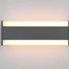LED Außenwandleuchte DAWSON Up and Down Lichteffekt, Anthrazit Breite 30cm