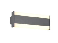 LED Außenwandleuchte DAWSON Up and Down Lichteffekt, Anthrazit Breite 30cm