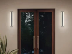 LED Außenwandleuchte DAWSON Up and Down Lichteffekt, Anthrazit 60cm lang