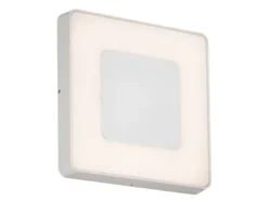 LED Außenwandleuchte / Deckenleuchte CARRARA eckig inkl. Fernbedienung, 25W
