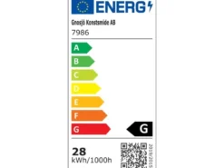LED Außenwandleuchte / Deckenleuchte CARRARA eckig inkl. Fernbedienung, 25W