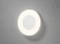 LED Außenwandleuchte / Deckenleuchte CARRARA weiß inkl. Fernbedienung, 25W