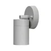 LED Außenwandleuchte Downlight schwenkbar, Höhe 15cm, Grau