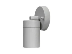 LED Außenwandleuchte Downlight schwenkbar, Höhe 15cm, Grau