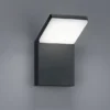 LED Außenwandleuchte Downlight in Anthrazit - 2er SET für Hausbeleuchtung