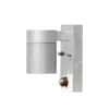 LED Außenwandleuchte Downlight aus Stahl mit Bewegungsmelder, Höhe 14cm