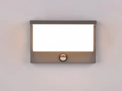 LED Außenwandleuchte 2er SET mit Bewegungsmelder, Breite 23cm