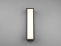 LED Außenwandleuchte FUERTE eckig in Anthrazit, Höhe 36cm, IP54