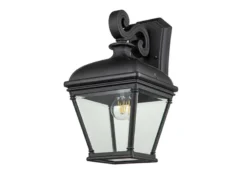 LED Außenwandleuchte große Landhausstil Hängelaterne, Höhe 42cm