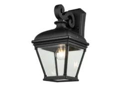 LED Außenwandleuchte große Landhausstil Hängelaterne, Höhe 42cm