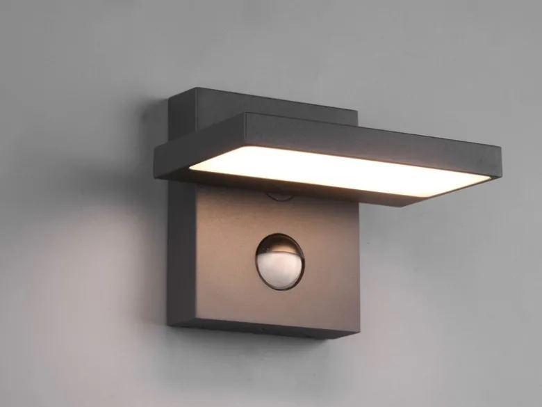 LED Außenwandleuchte HORTON schwenkbar mit Bewegungsmelder