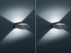 LED Außenwandleuchte in Anthrazit - 2er SET Außenbeleuchtung für Haus & Garten