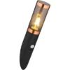 LED Außenwandleuchte in Schwarz & Kupfer mit Bewegungsmelder, Höhe 41cm
