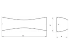 LED Außenwandleuchte KONDA in Anthrazit mit Up- & Downbeleuchtung, IP65