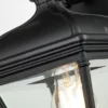 LED Außenwandleuchte Landhausstil Hängelaterne, Höhe 33,5cm
