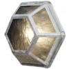 LED Außenwandleuchte Landhausstil, Stahl galvanisiert, Höhe 30cm