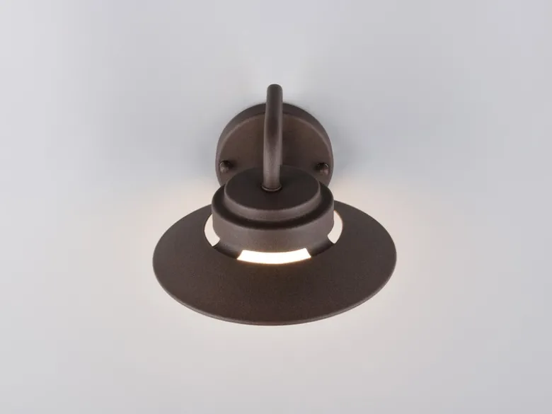 LED Außenwandleuchte Laterne in Rostoptik, Salzluft resistent, Höhe 16,5cm