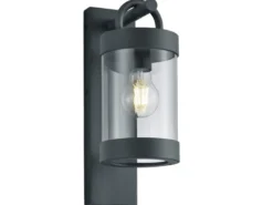 LED Außenwandleuchte Laterne im Landhausstil, Anthrazit, Höhe 33cm
