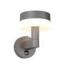 LED Außenwandleuchte MACKENZIE mit Bewegungsmelder in Anthrazit, Höhe 22cm