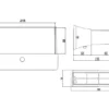 LED Außenwandleuchten mit Bewegungsmelder, Anthrazit, IP65 - 2er Set