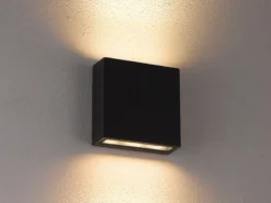 LED Außenwandleuchten Up and Down Light Anthrazit, Breite 14cm