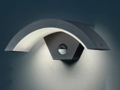 LED Außenwandleuchte OHIO Downlight mit Bewegungsmelder in Anthrazit IP54