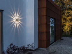 LED Außenwandleuchte PESCARA eckig, Alu anthrazit, 300 Lumen, IP54
