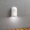 LED Außenwandleuchte PRATO mit Bewegungsmelder & Batterie, Weiß H: 13cm