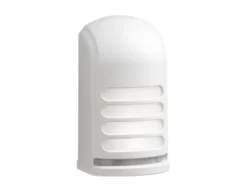 LED Außenwandleuchte PRATO mit Bewegungsmelder & Batterie, Weiß H: 13cm