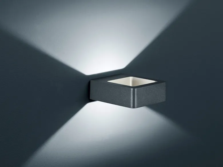 LED Außenwandleuchte RENO in Anthrazit - Außenbeleuchtung für Haus & Garten