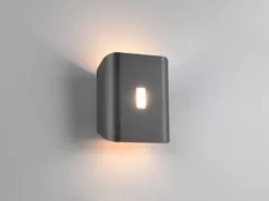 LED Außenwandleuchte SANTERNO Up and Down & Lichtfarbe einstellbar, H 20cm