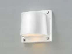 LED Außenwandleuchte SCOUT Downlight Weiß, Höhe 16,5cm