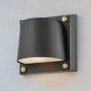LED Außenwandleuchte SCOUT Downlight Schwarz, Höhe 16,5cm