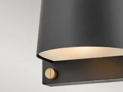 LED Außenwandleuchte SCOUT Downlight Schwarz, Höhe 16,5cm