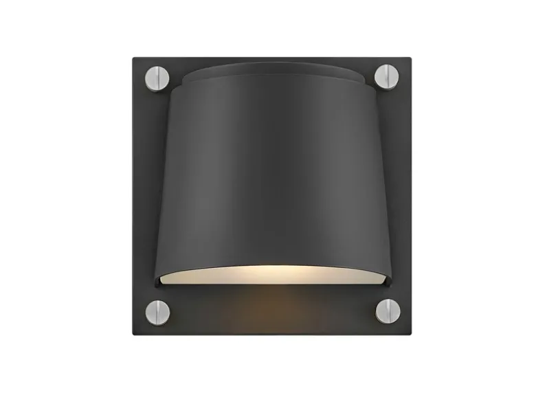 LED Außenwandleuchte SCOUT Downlight Schwarz, Höhe 16,5cm