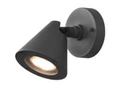 LED Außenwandleuchte Spot schwenkbar in Anthrazit, IP44